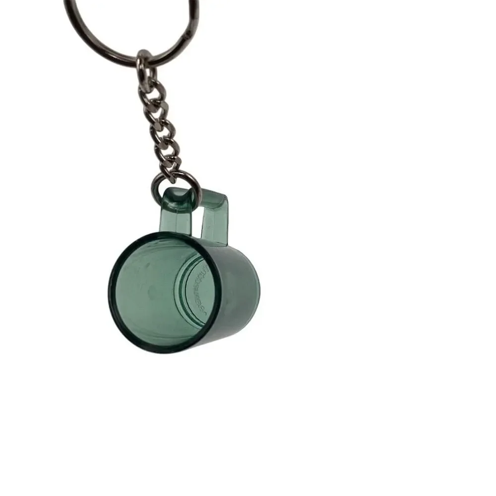Vintage Tupperware‎ Jade Green Mini Mug Keychain Nostalgia Era